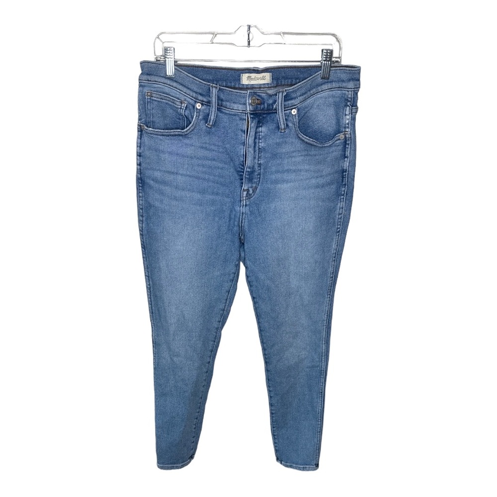 Madewell 10” High Rise Skinny Light Blue Wash Size 32P